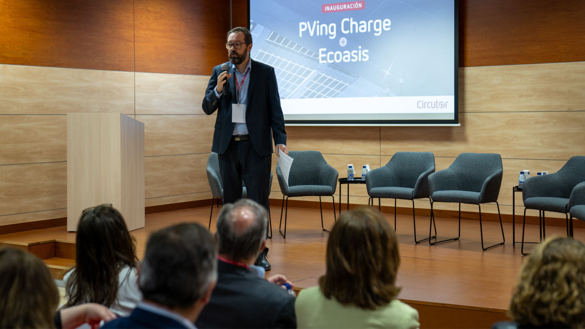 Circutor inaugura los proyectos PVing CHARGE y ECOASIS